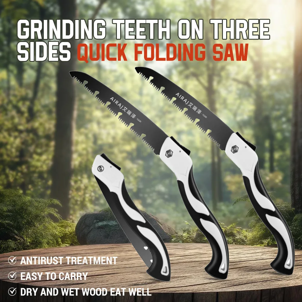 Garden Hand Trowel - 접이식 휴대용 다기능 야외용 톱 목공용