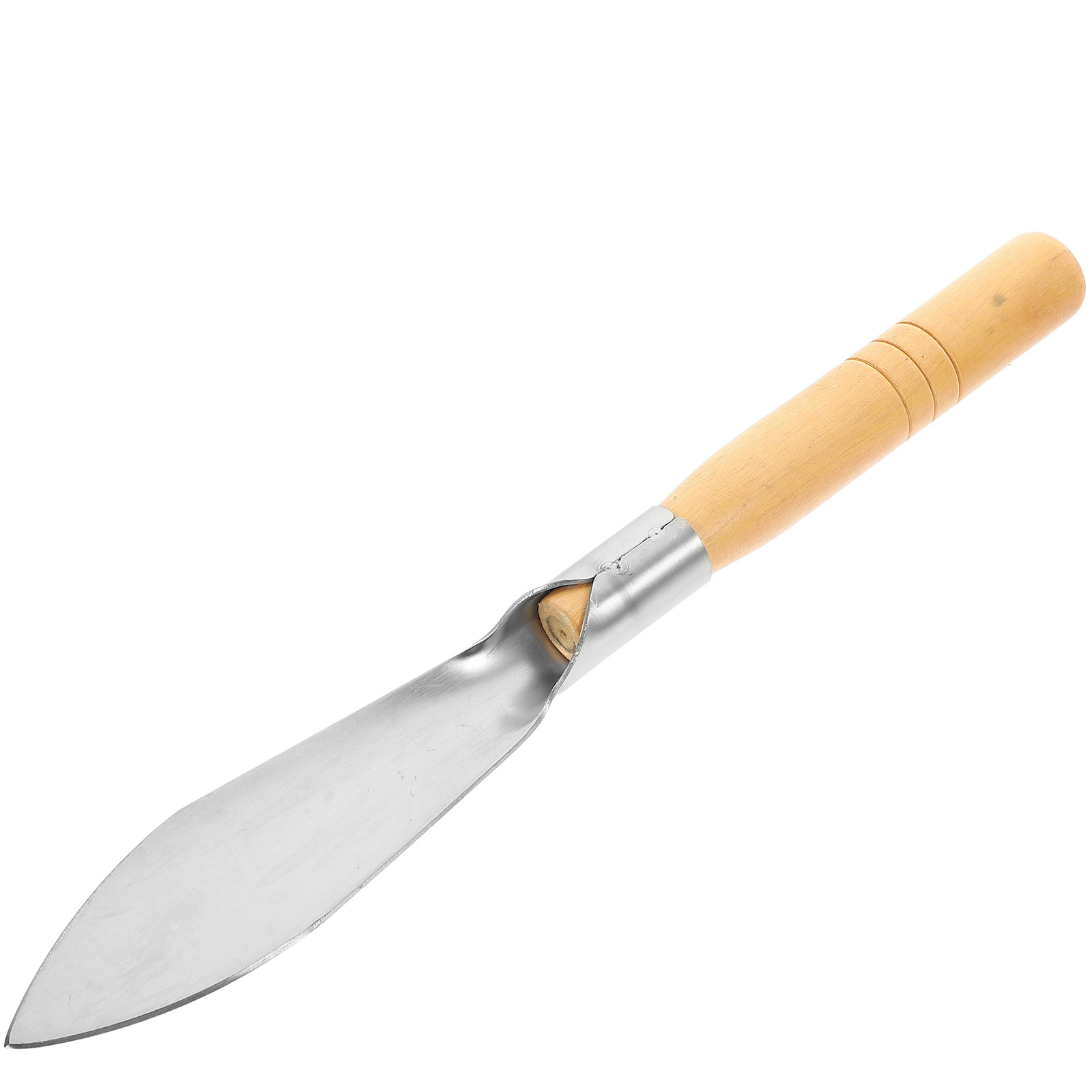 Garden Hand Trowel - 인체공학적 나무 손잡이가 있는 스테인리스 스틸