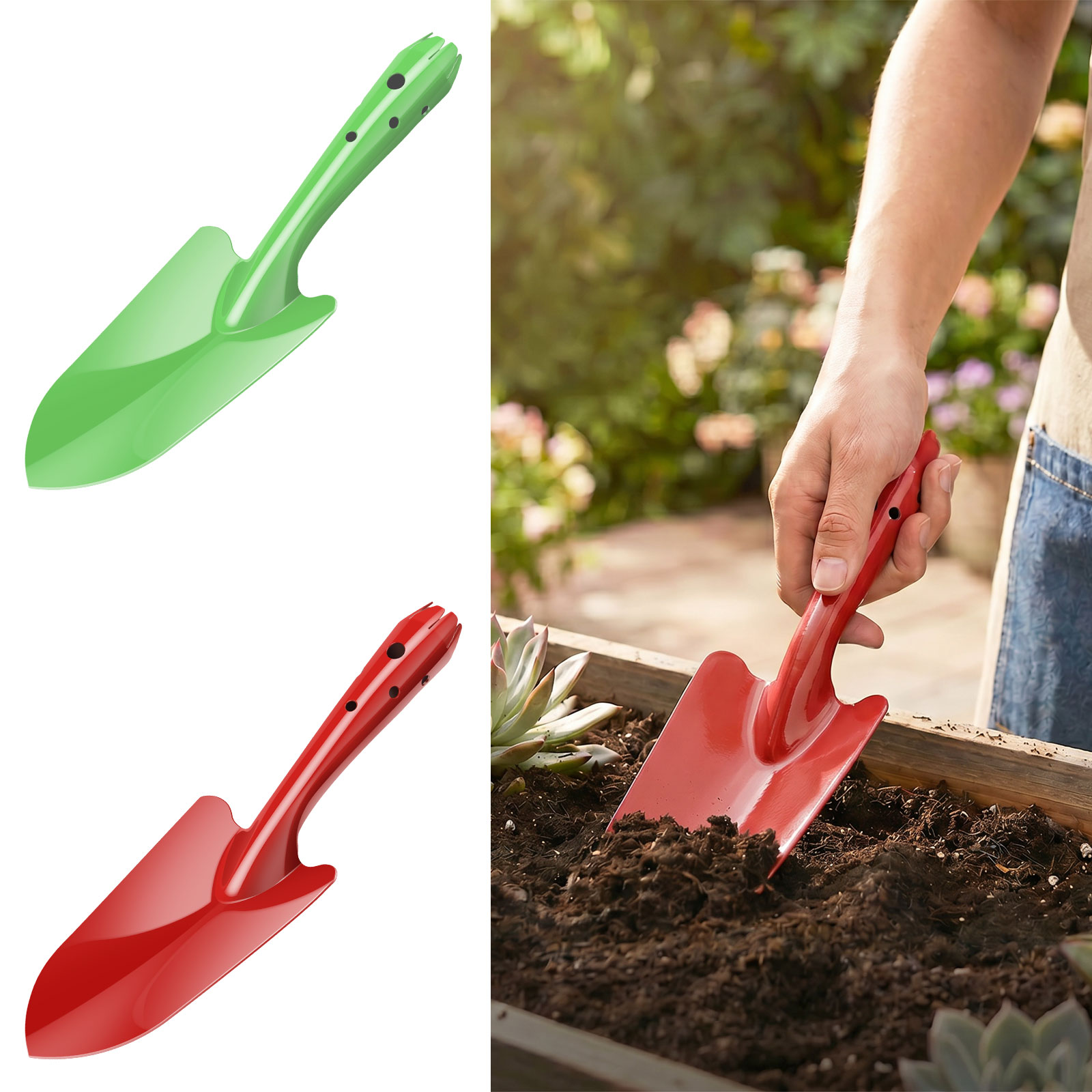 Garden Hand Trowel - 정원용 삽 녹 방지 금속 정원용