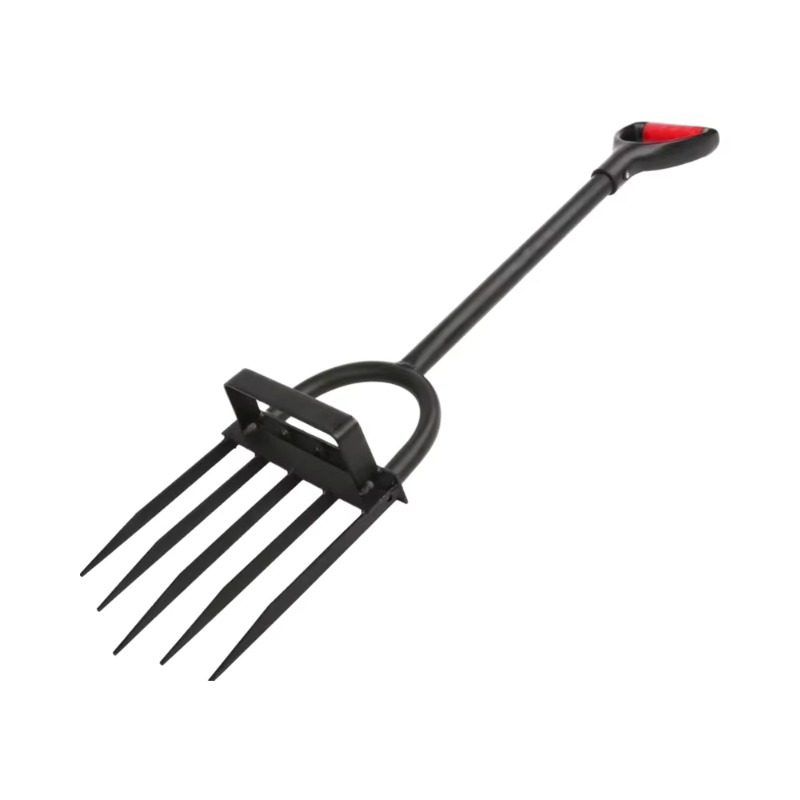 Spade Digging Fork - 헤비 듀티 5날 피치포크 정원용 굴착