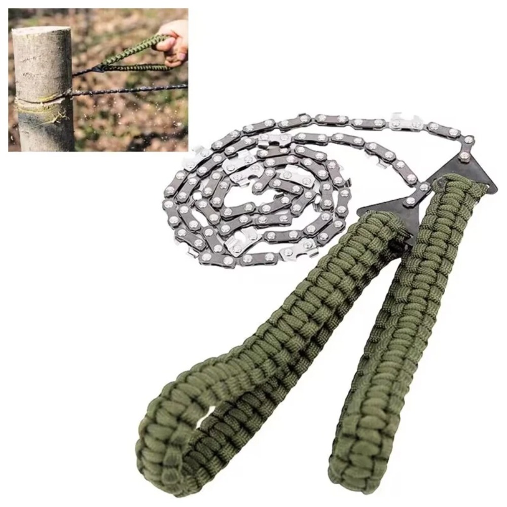 Garden Hand Trowel - 수동 미니 체인톱 우산 로프 핸들,