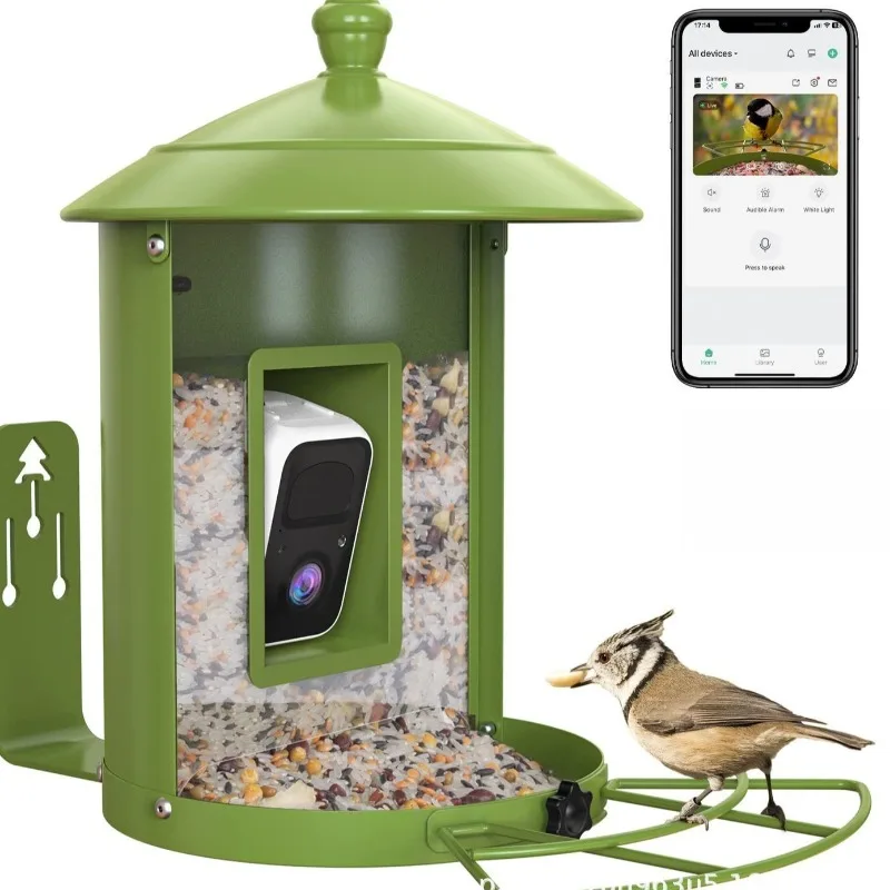 카메라가 장착된 AI 지능형 조류 먹이통, 야외 정원용 - Gardening Tools With Definition 리뷰 및 가격