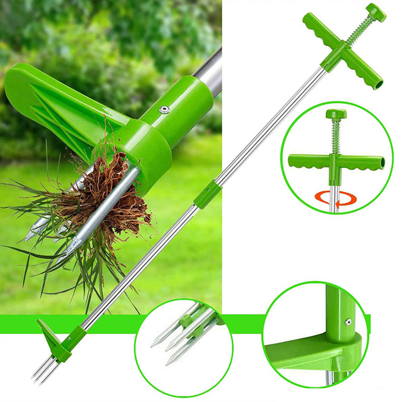 휴대용 긴 손잡이 잡초 제거제, 휴대용 정원 잔디 제초 - Weed Puller 리뷰 및 가격
