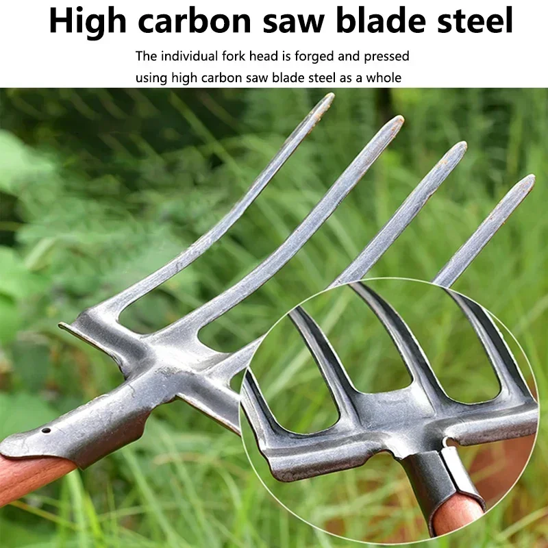 농업용 파기 포크, 4-tine 탄소강 정원 스페이딩  - Spade Digging Fork 리뷰 및 가격