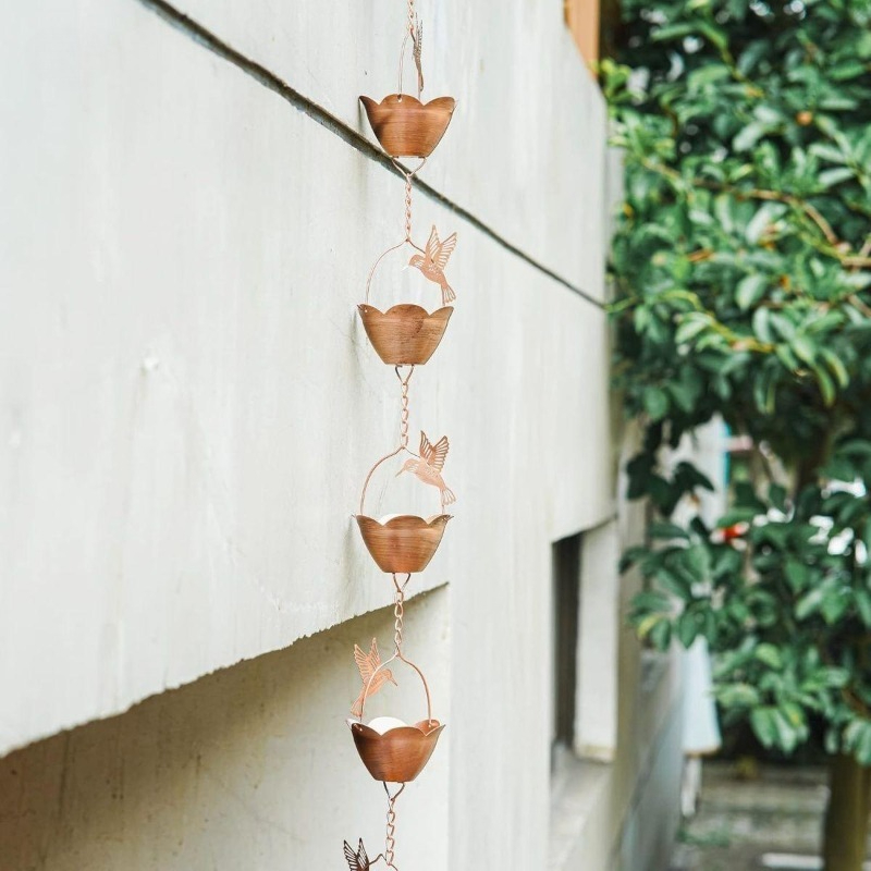 빌라 마당 빗물 배수 체인, 일본식 빗물 가이드 체인, - Gardening Hand Tools B&Q 리뷰 및 가격